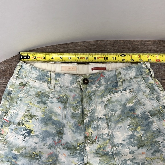 Pilcro THE ROAMER Lilly Pad Pond Cropped Pants Size 29/8 - Picture 7 of 10